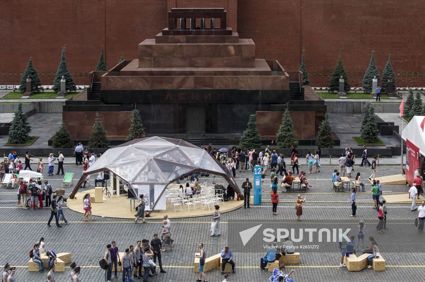 Books of Russia Festival on Moscow's Red Square. Day Two