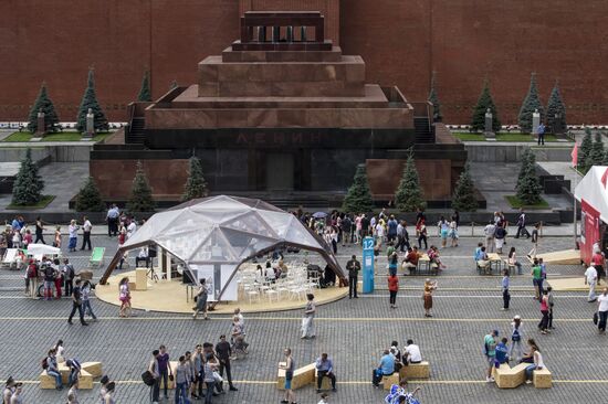 Books of Russia Festival on Moscow's Red Square. Day Two