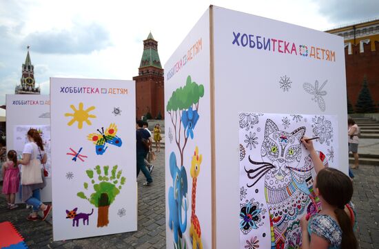 Books of Russia Festival on Moscow's Red Square. Day Two