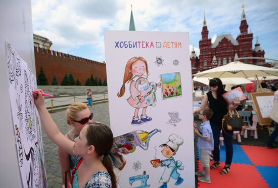Books of Russia Festival on Moscow's Red Square. Day Two