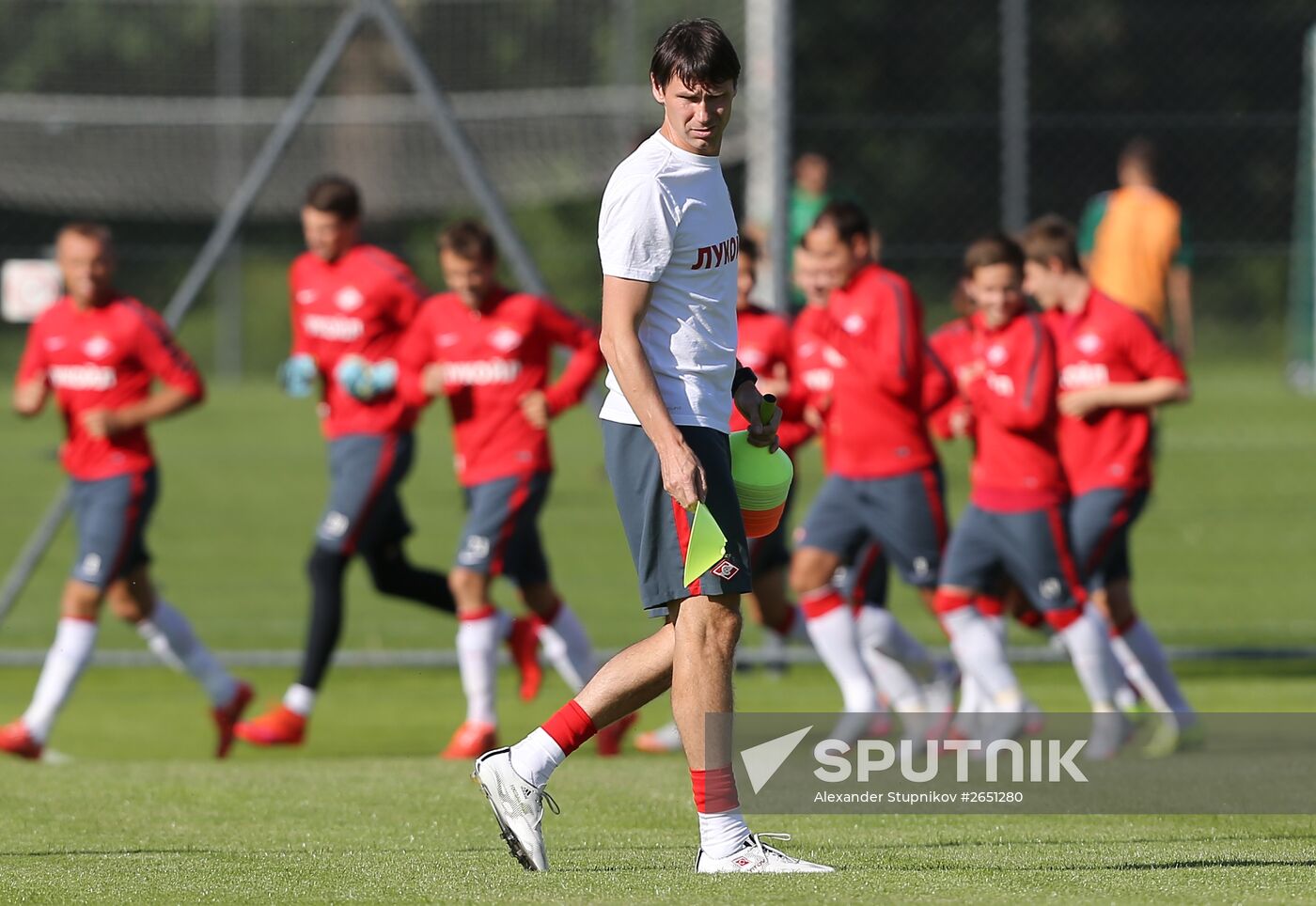 Soccer. FC Spartak Moscow training session