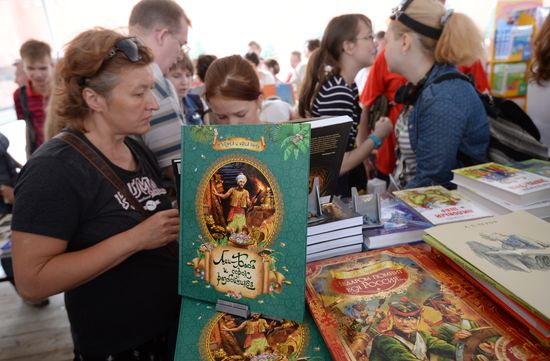 Books of Russia Festival on Moscow's Red Square. Day Two