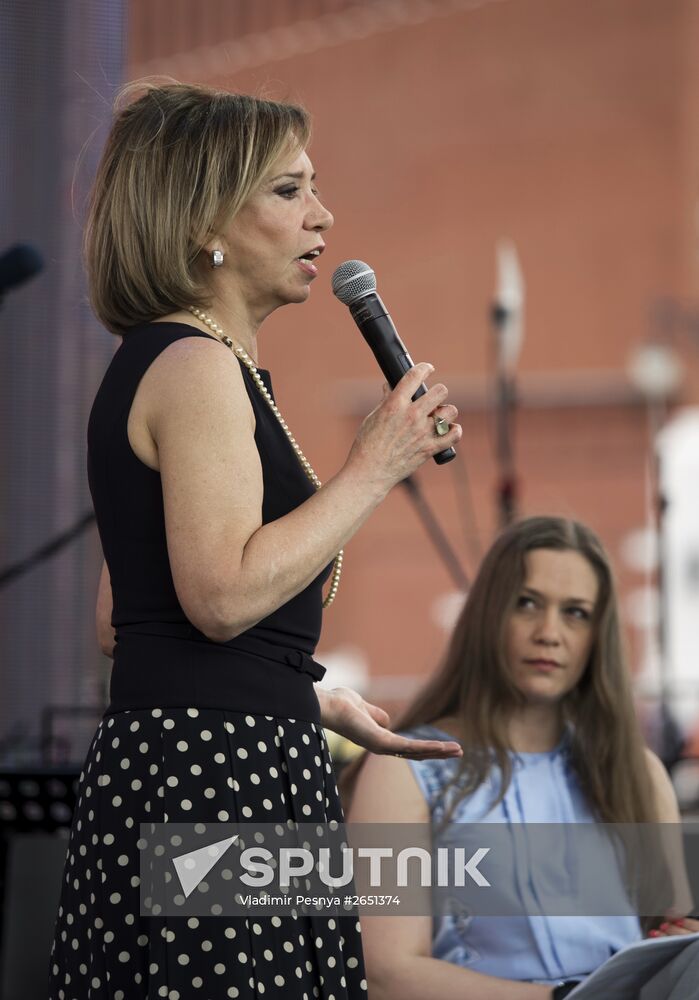 Books of Russia Festival on Moscow's Red Square. Day Two