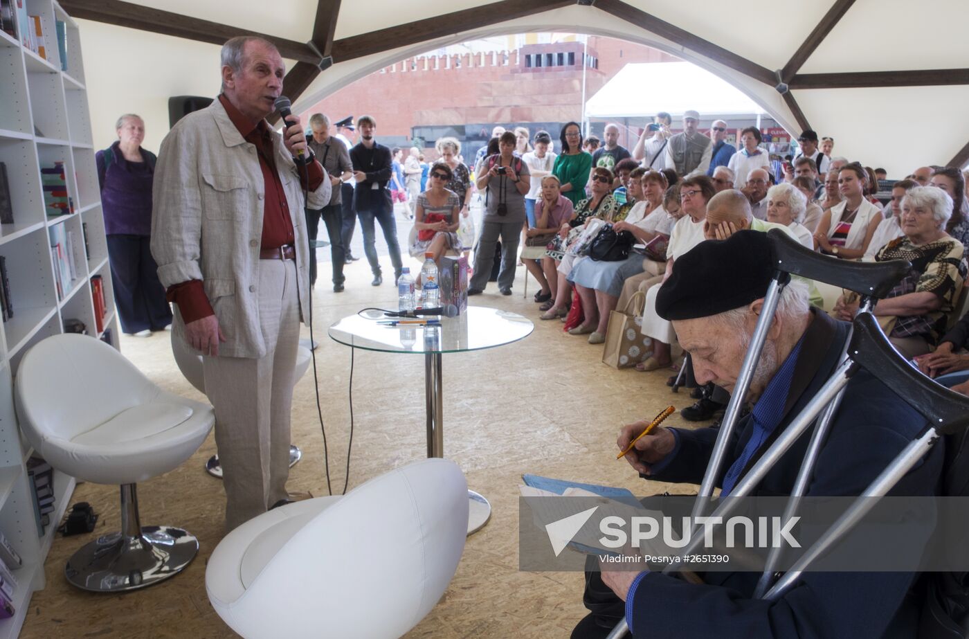 Books of Russia Festival on Moscow's Red Square. Day Two