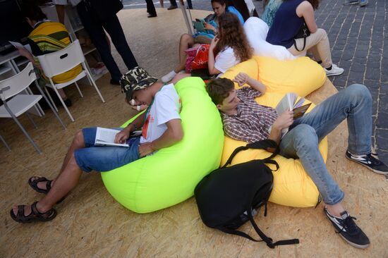 Books of Russia Festival on Moscow's Red Square. Day Two