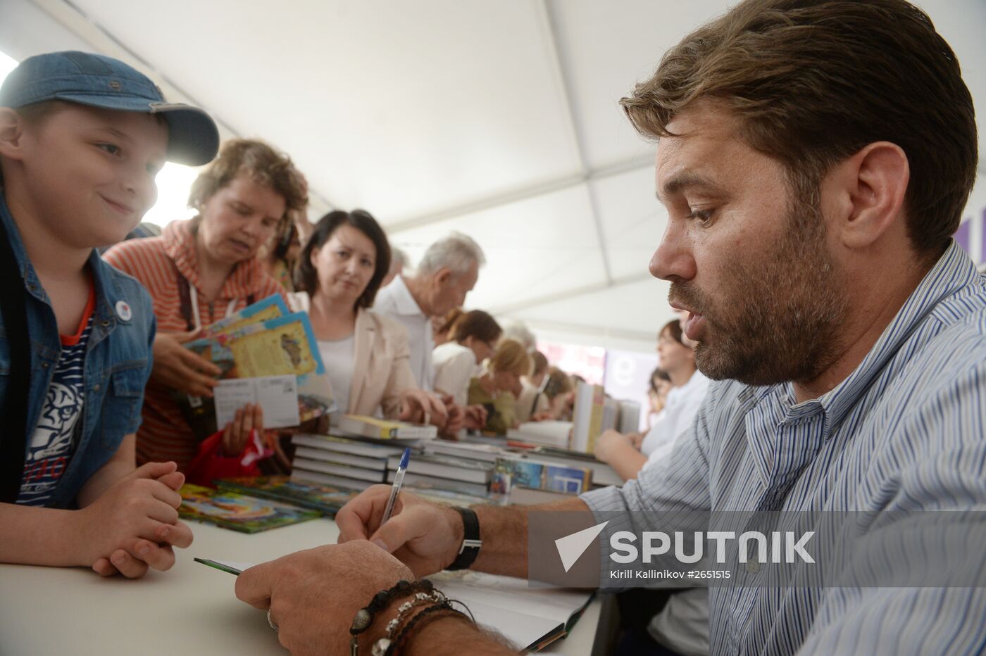 Books of Russia Moscow Festival on Red Square. Day Two