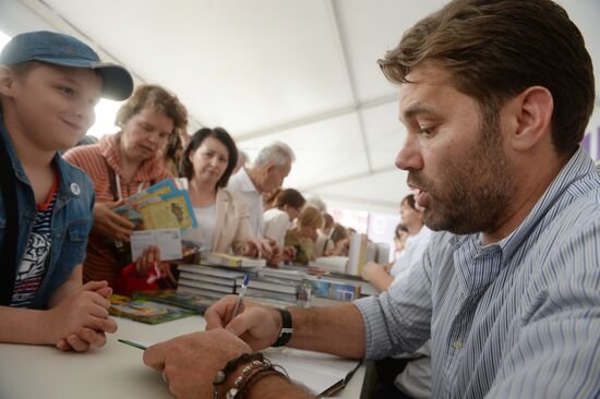 Books of Russia Moscow Festival on Red Square. Day Two