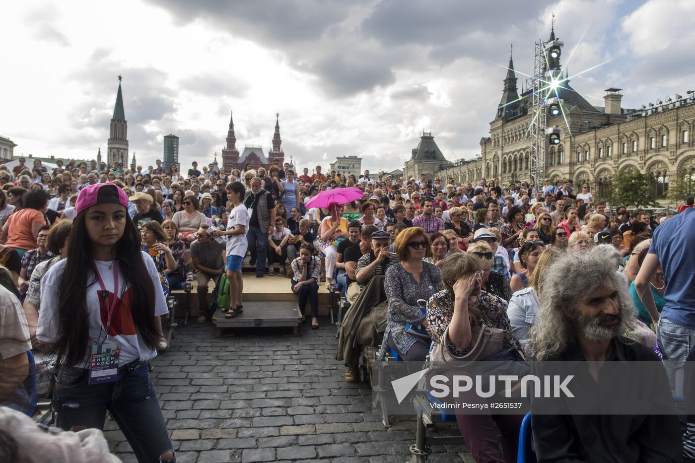Books of Russia Festival on Moscow's Red Square. Day Two