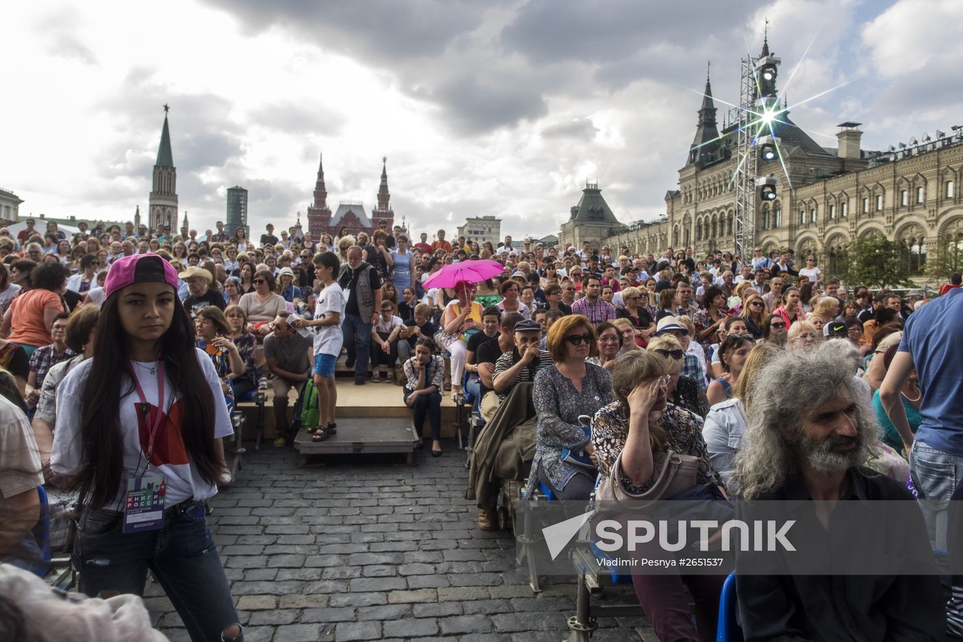 Books of Russia Festival on Moscow's Red Square. Day Two