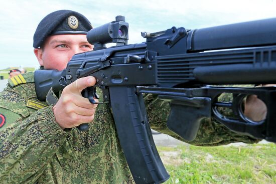 Competition for field training of Marine coastal forces of the Navy "Baltic derby-2015"