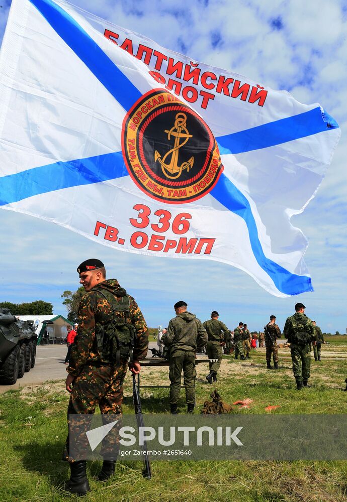 Competition for field training of Marine coastal forces of the Navy "Baltic derby-2015"