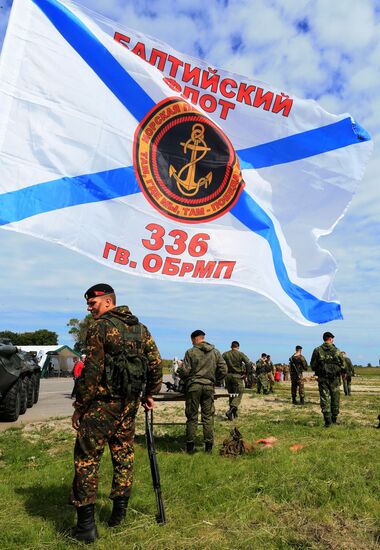 Competition for field training of Marine coastal forces of the Navy "Baltic derby-2015"
