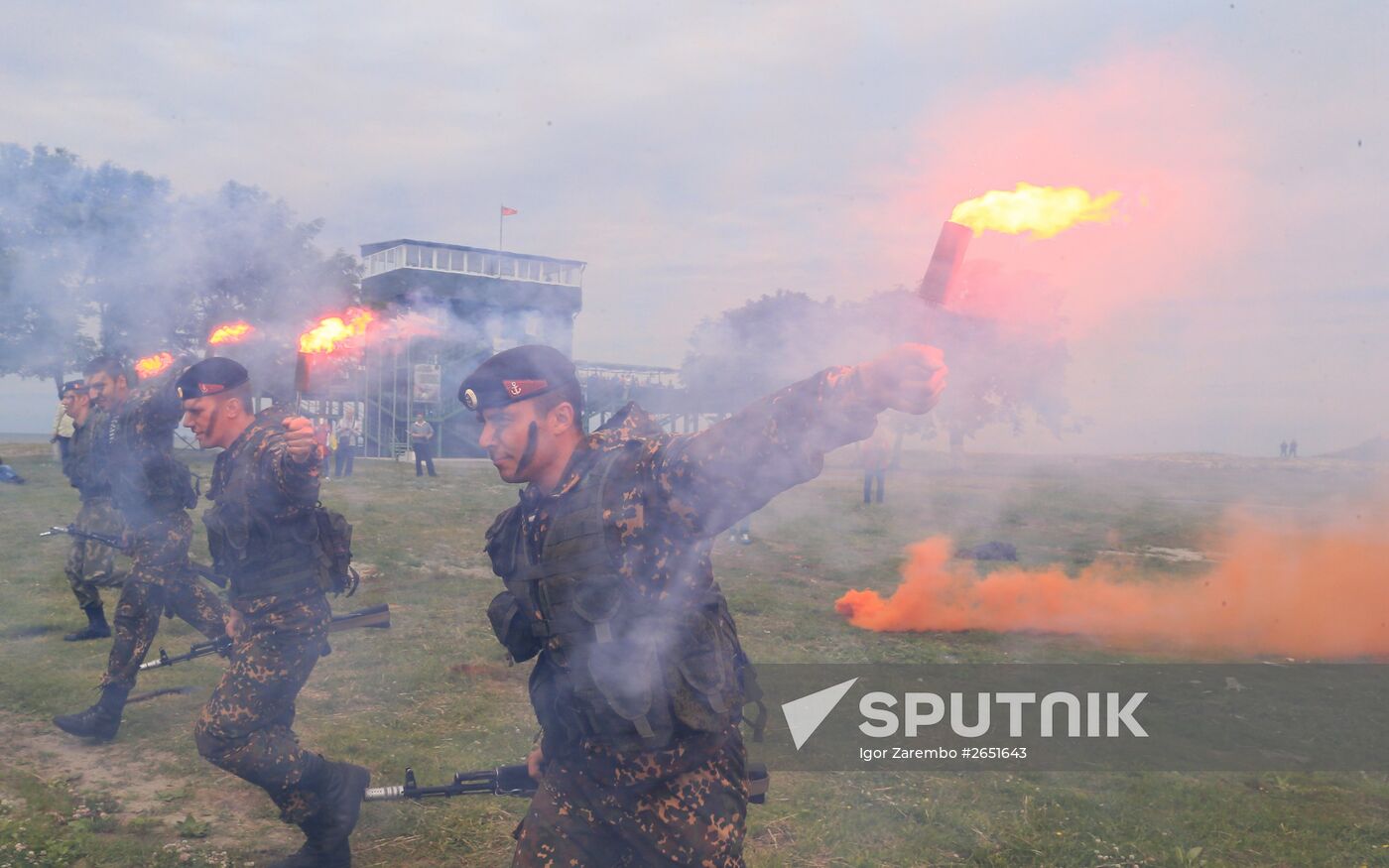 Competition for field training of Marine coastal forces of the Navy "Baltic derby-2015"