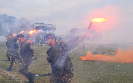 Competition for field training of Marine coastal forces of the Navy "Baltic derby-2015"
