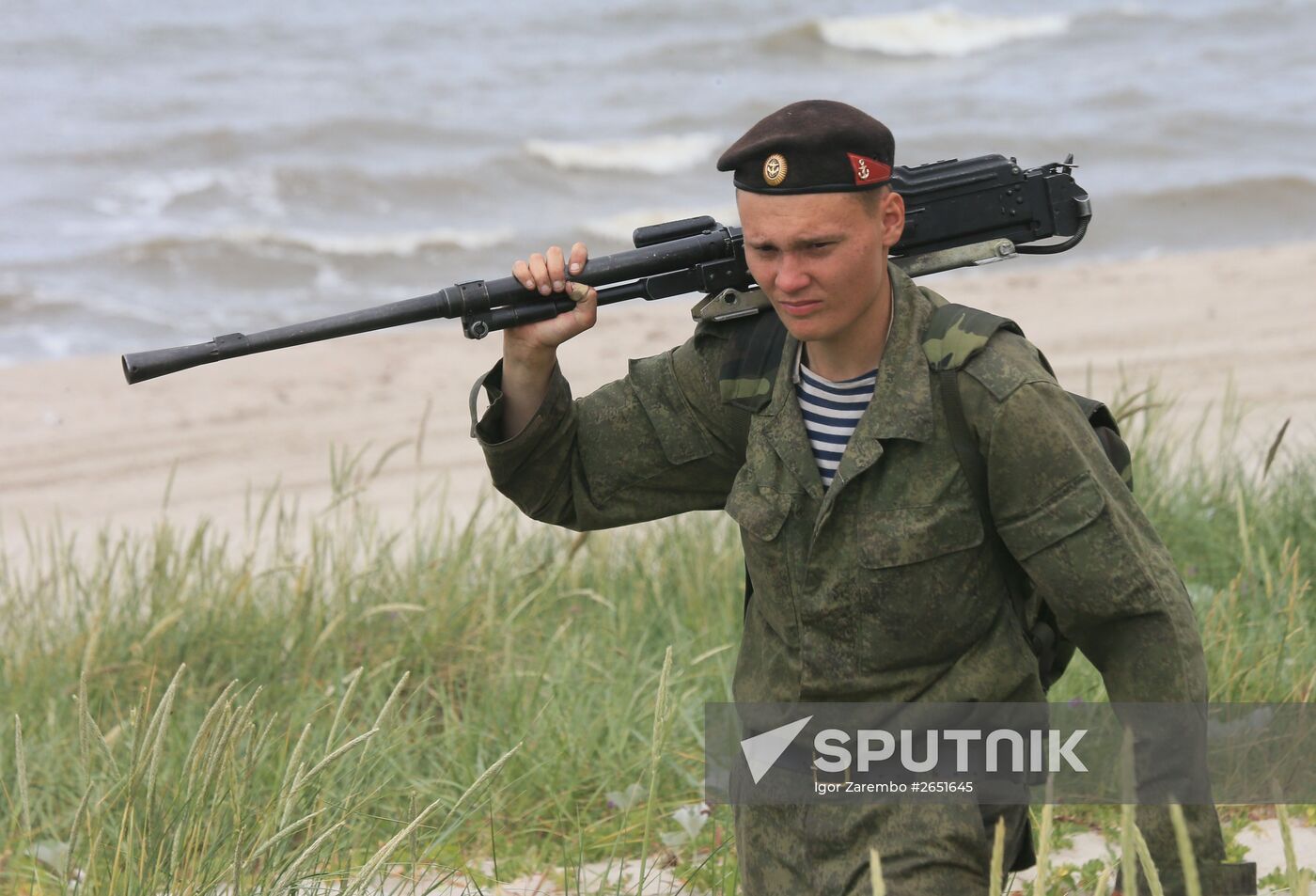 Competition for field training of Marine coastal forces of the Navy "Baltic derby-2015"