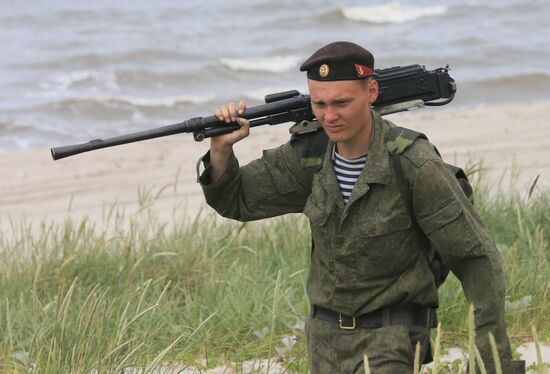Competition for field training of Marine coastal forces of the Navy "Baltic derby-2015"