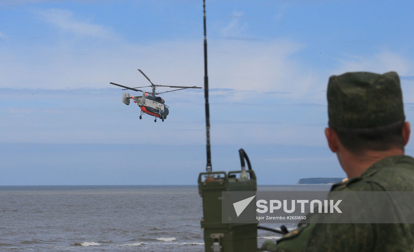 Competition for field training of Marine coastal forces of the Navy "Baltic derby-2015"