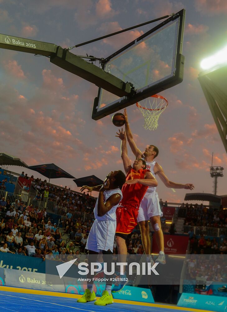 First European Games. Basketball 3x3. Day Four