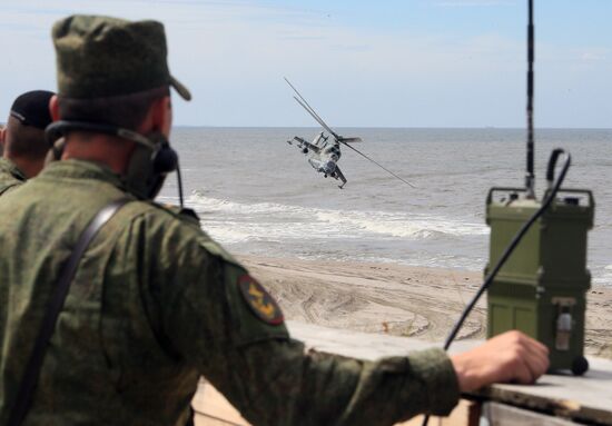 Competition for field training of Marine coastal forces of the Navy "Baltic derby-2015"