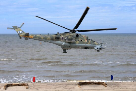 Competition for field training of Marine coastal forces of the Navy "Baltic derby-2015"
