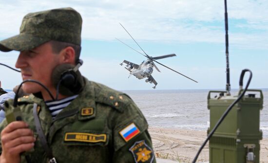Competition for field training of Marine coastal forces of the Navy "Baltic derby-2015"