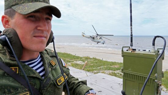 Competition for field training of Marine coastal forces of the Navy "Baltic derby-2015"