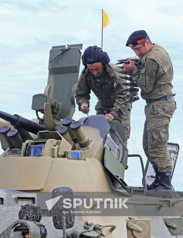 Competition for field training of Marine coastal forces of the Navy "Baltic derby-2015"