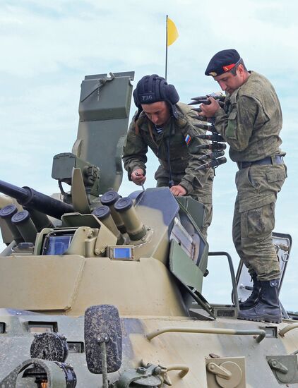 Competition for field training of Marine coastal forces of the Navy "Baltic derby-2015"