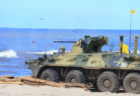 Competition for field training of Marine coastal forces of the Navy "Baltic derby-2015"