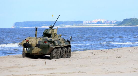 Competition for field training of Marine coastal forces of the Navy "Baltic derby-2015"