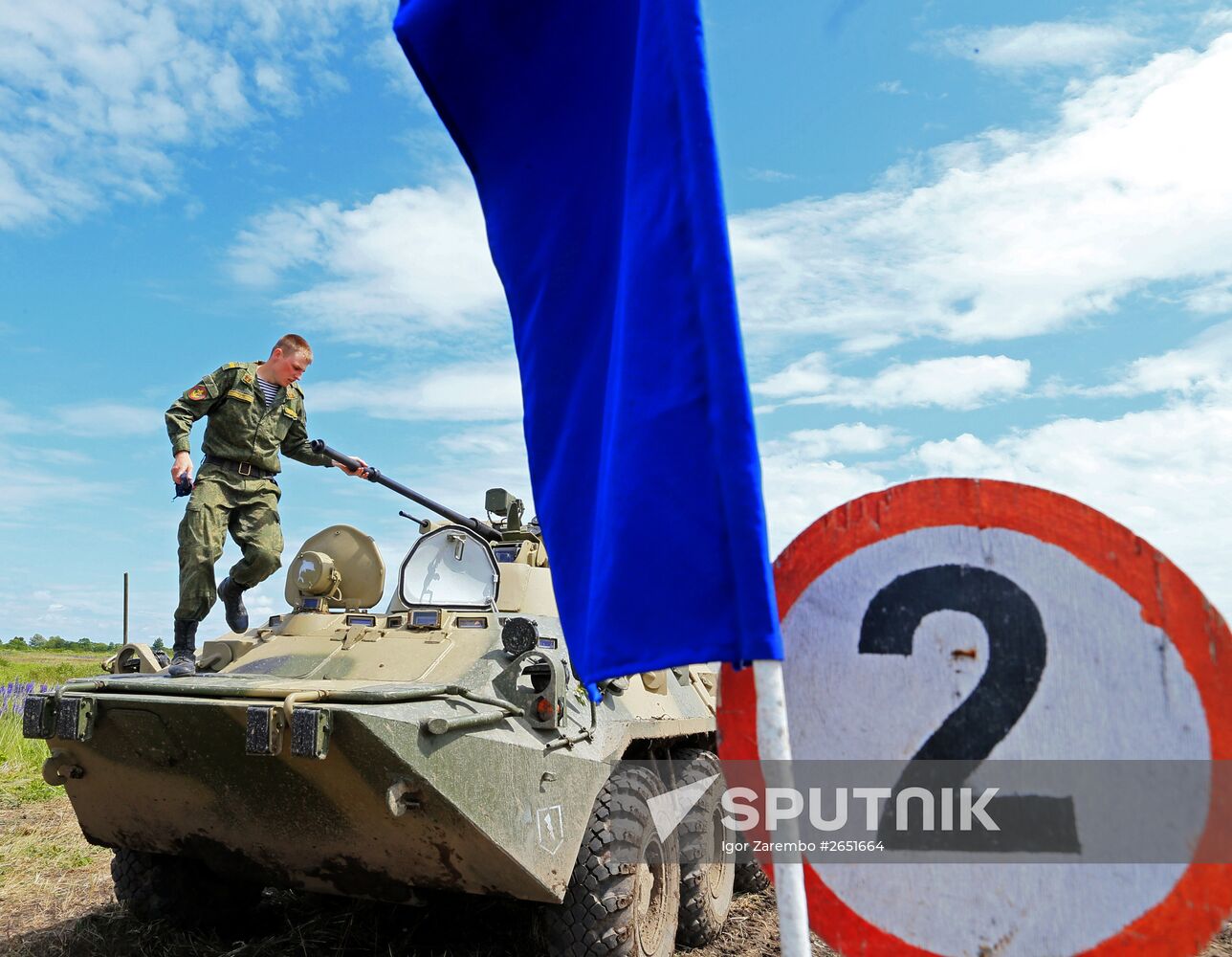 Competition for field training of Marine coastal forces of the Navy "Baltic derby-2015"