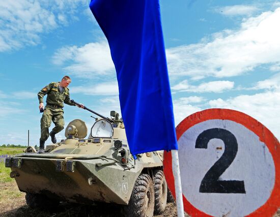 Competition for field training of Marine coastal forces of the Navy "Baltic derby-2015"
