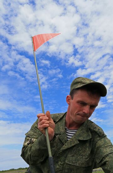 Competition for field training of Marine coastal forces of the Navy "Baltic derby-2015"