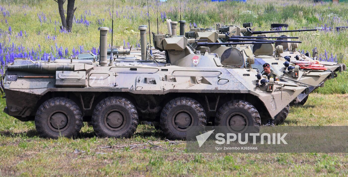 Competition for field training of Marine coastal forces of the Navy "Baltic derby-2015"