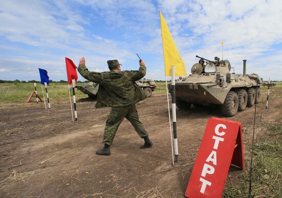 Competition for field training of Marine coastal forces of the Navy "Baltic derby-2015"