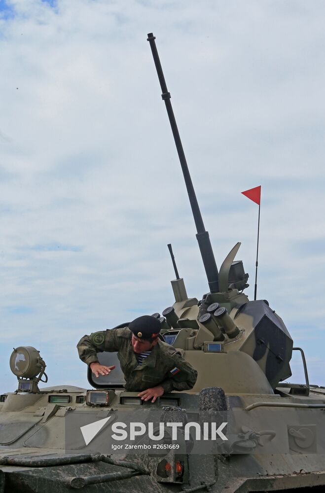 Competition for field training of Marine coastal forces of the Navy "Baltic derby-2015"