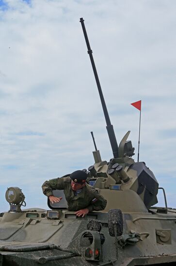 Competition for field training of Marine coastal forces of the Navy "Baltic derby-2015"