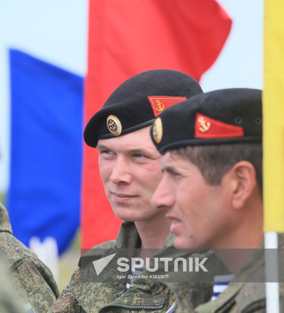 Competition for field training of Marine coastal forces of the Navy "Baltic derby-2015"