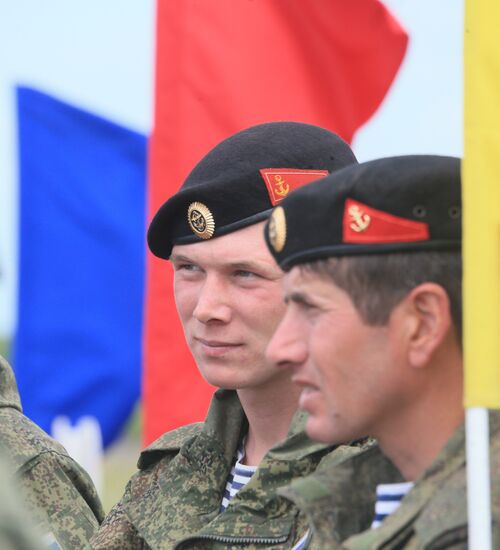 Competition for field training of Marine coastal forces of the Navy "Baltic derby-2015"