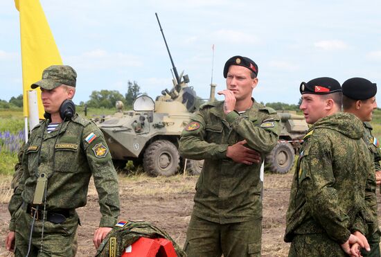 Competition for field training of Marine coastal forces of the Navy "Baltic derby-2015"