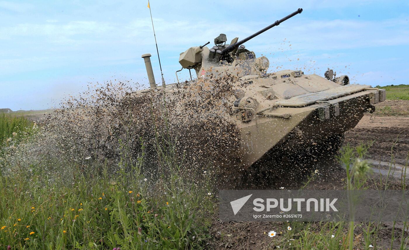 Competition for field training of Marine coastal forces of the Navy "Baltic derby-2015"