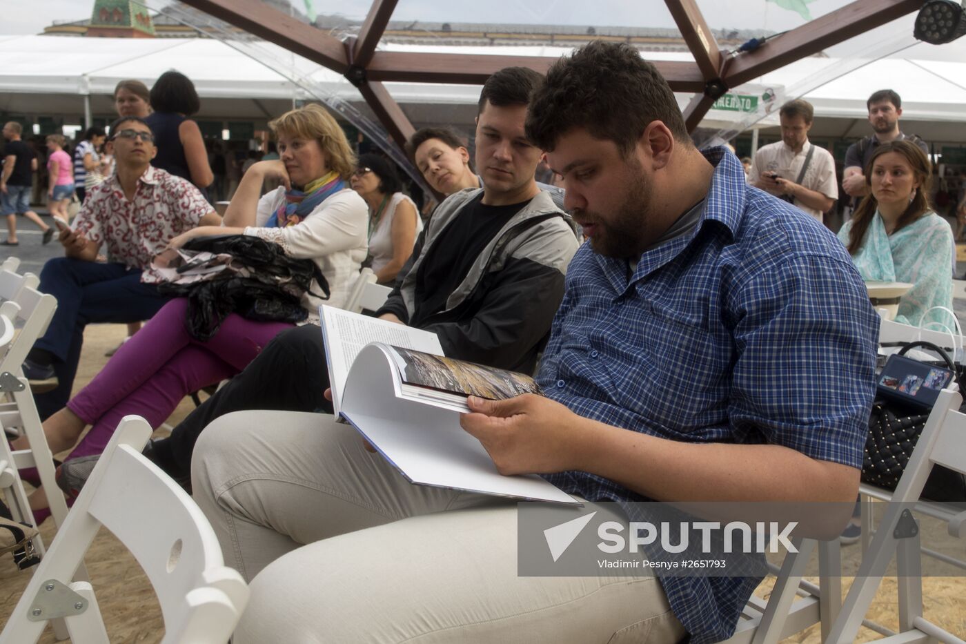 Books of Russia Festival on Moscow's Red Square. Day Two