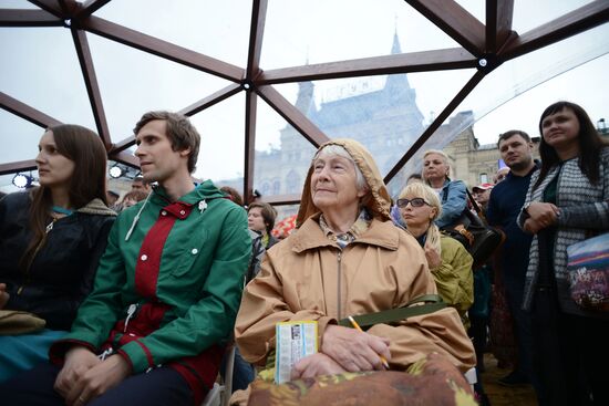 Books of Russia Festival on Moscow's Red Square. Day Three