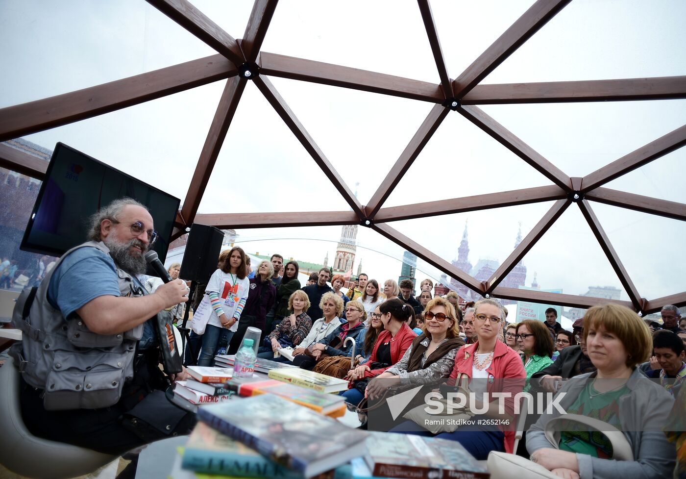 Books of Russia Festival on Moscow's Red Square. Day Three