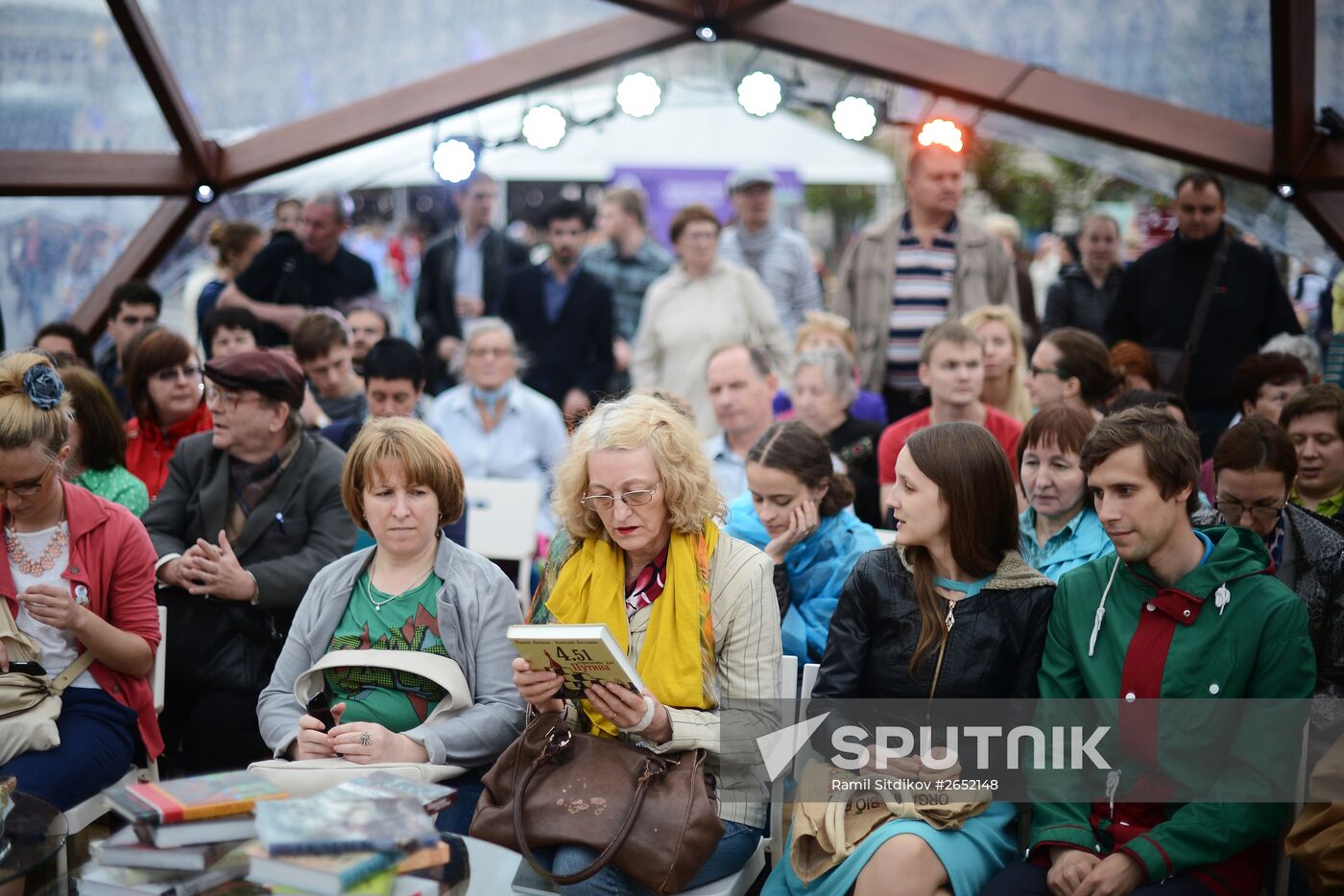 Books of Russia Festival on Moscow's Red Square. Day Three