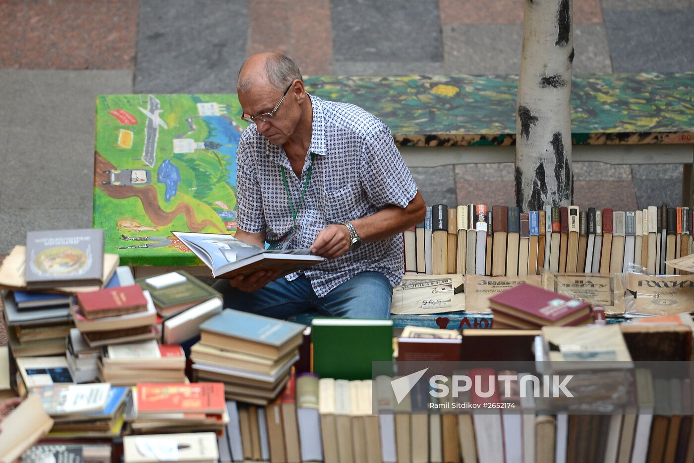Books of Russia Festival on Moscow's Red Square. Day Three