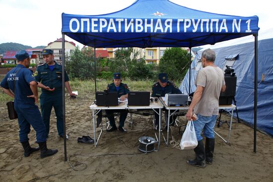 Flood recovery in Sochi following heavy shower