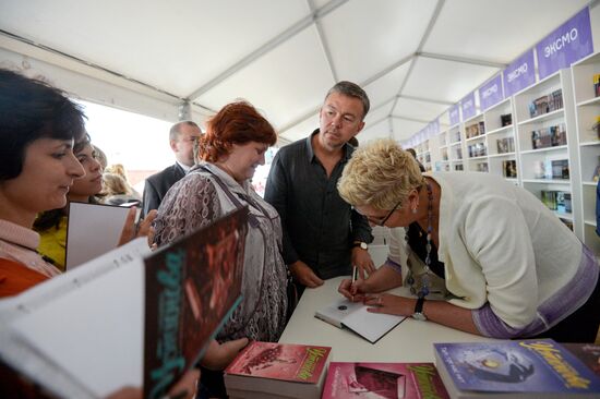 Books of Russia Festival on Moscow's Red Square. Day three