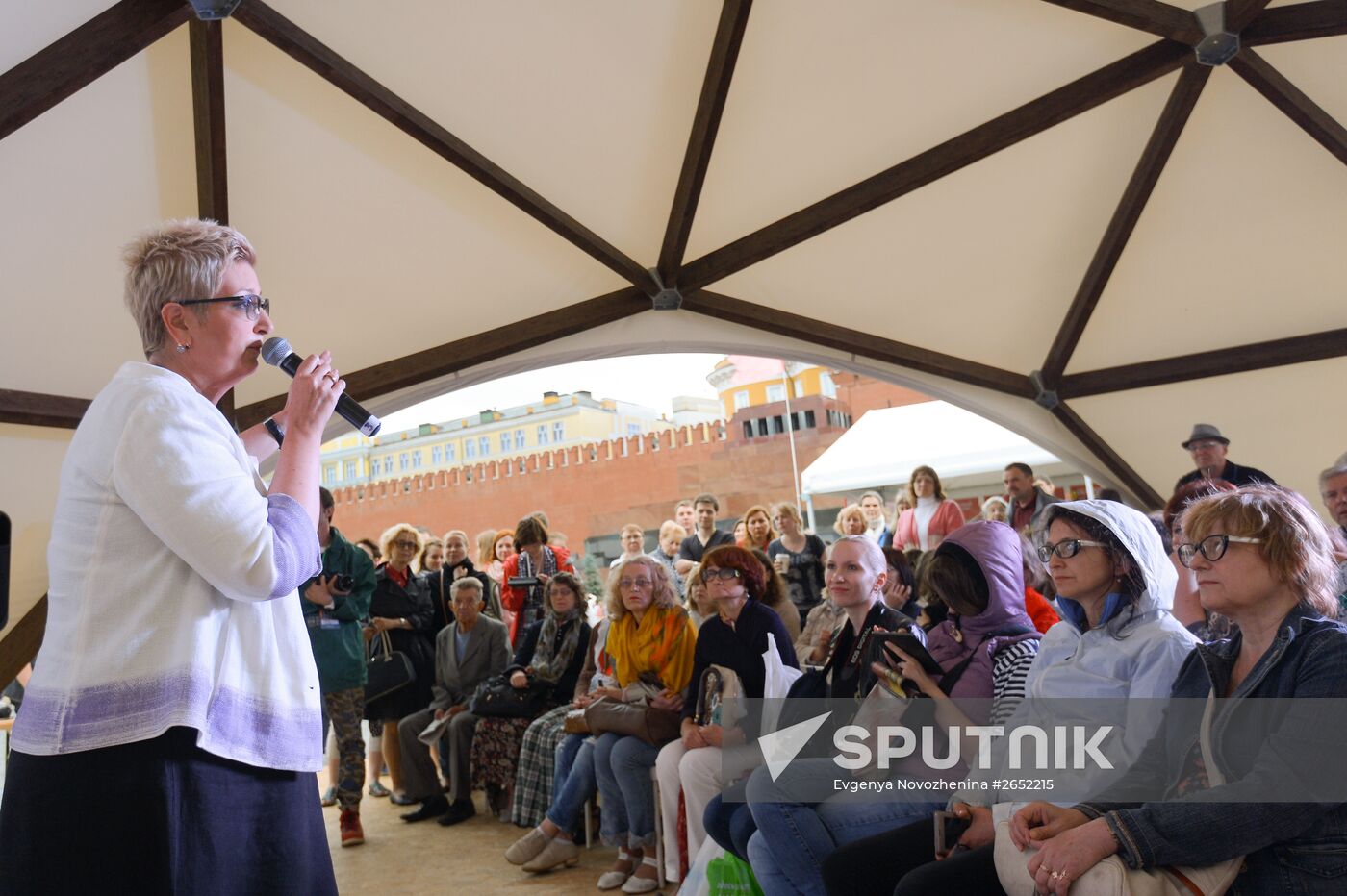Books of Russia Festival on Moscow's Red Square. Day Three