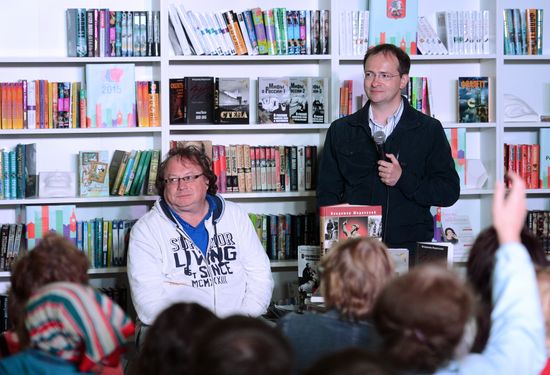 Books of Russia Festival on Moscow's Red Square. Day Three